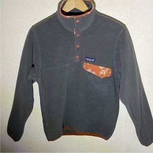Patagonia Synchilla Pullover with Patterned Accents